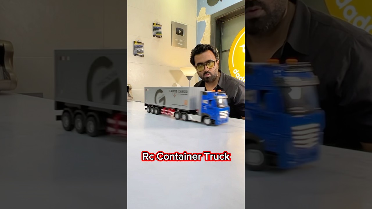 848-b5 Children's Remote Control Transport Truck – Double-Decker