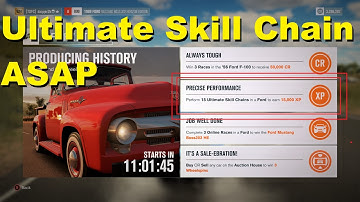 Forza Horizon 3 Ultimate Skill Chains in a Ford