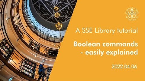 An easy explanation of the five most used boolean commands