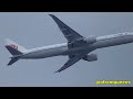 Air China boeing 777 taking off from JFK