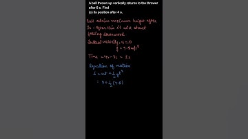 its position after 4 s., Gravitation, Class 9 , Chapter 10 , Science , Ex. 10.1, Q.18 Part (c)