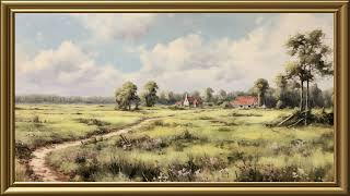 Vintage Lanscape Painting | Frame TV Art Screensaver for TV Wallpaper