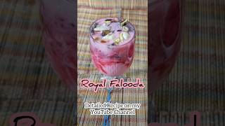 Royal Falooda | Detailed Recipe on my YouTube Channel | Link in description |#faloodarecipe#falooda
