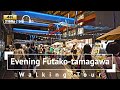 [4K/Binaural Audio] Evening Futako-tamagawa Walking Tour - Tokyo Japan