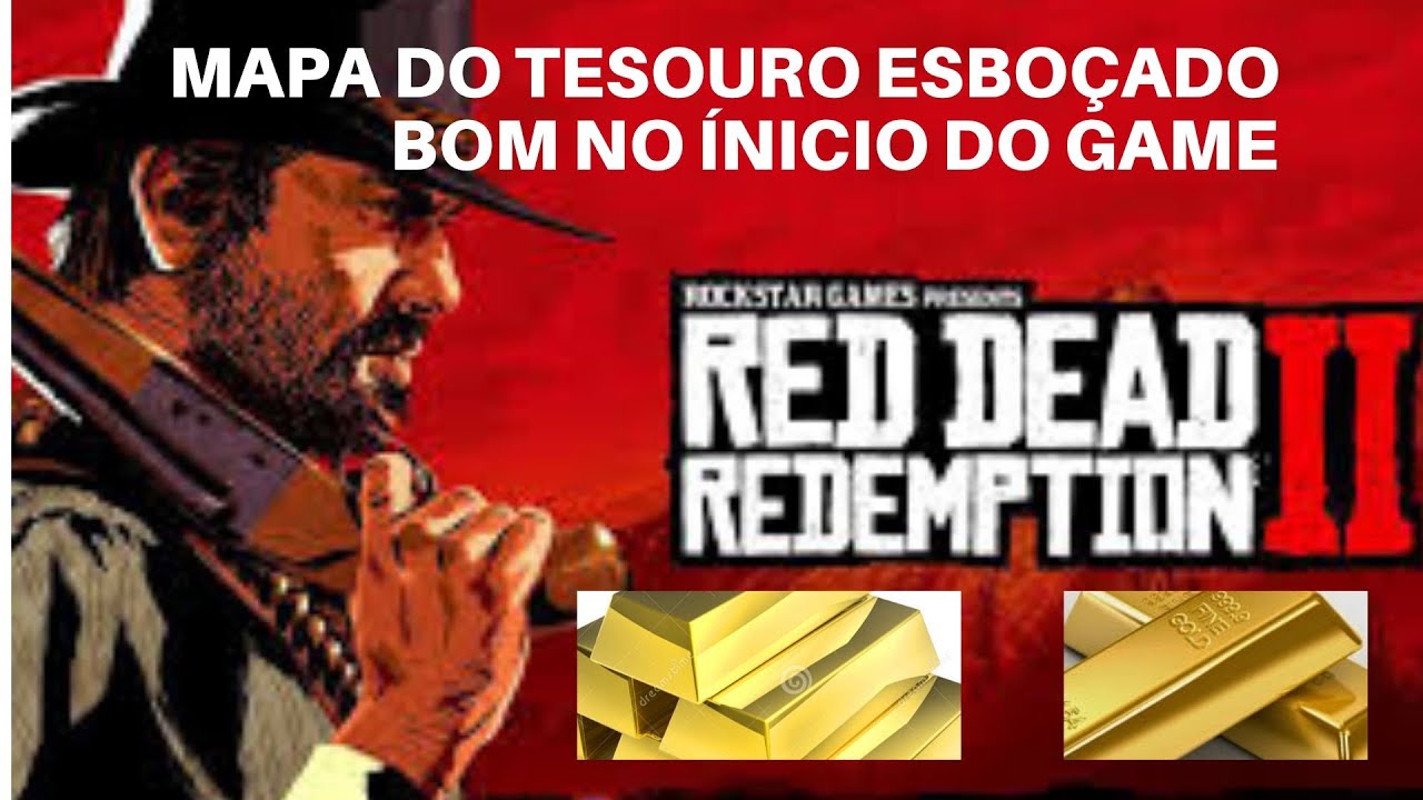 Red Dead Redemption 2 - Mapa do Tesouro Esboçado - RDR2 