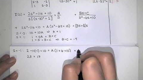 71. Second Example, System of DEs Subject to ICs Using Laplace Transformation and Cramer