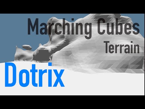 Generating marching cubes terrain in Dotrix