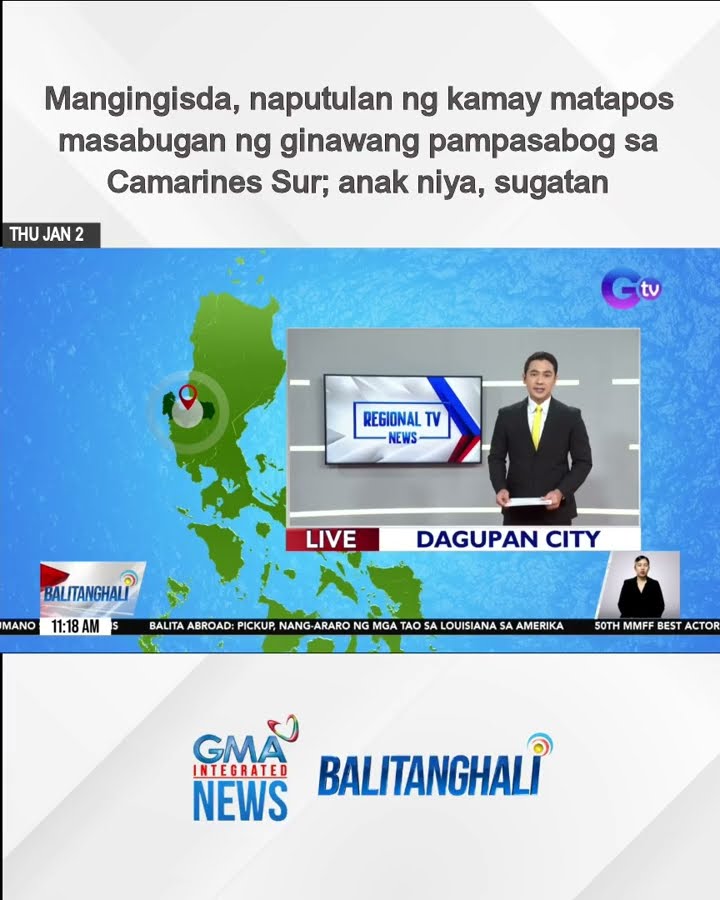 Mangingisda, naputulan ng kamay matapos masabugan ng ginawang pampasabog sa... | Balitanghali