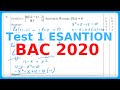 TEST 1 ESANTION 2020 BAC MATEMATICA REAL CLASA 12 | Examen.md