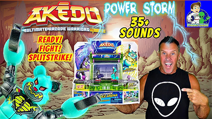 Legends of Akedo Powerstorm Triple Strike Tag Team Arena from Moose Toys  Review! 