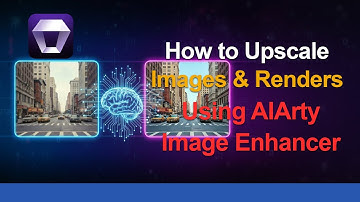 How to Upscale Images & Renders Using AIArty Image Enhancer | Full AI Tutorial