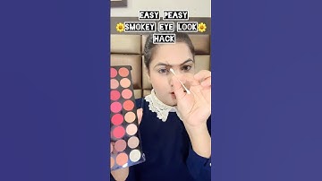 Smokey Eye makeup hack #trending #makeup #hack #beauty  #hacks #easy #trendingshorts #viral