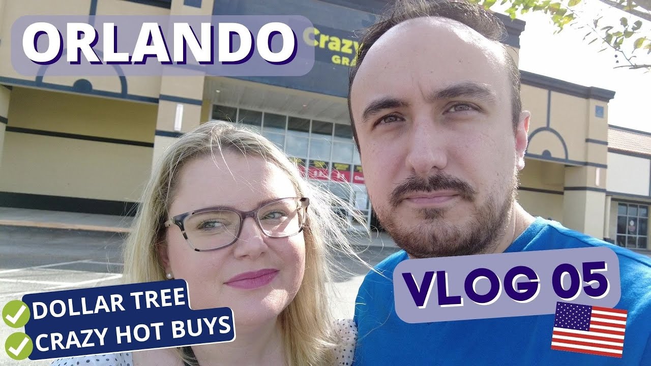 Nosso dia em Orlando Dollar Tree e Crazy Hot Buys, a Loja de Devolvidos da   [Vlog 5] 