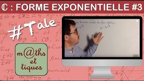 Passer de la forme exponentielle à la forme algébrique - Terminale Maths expertes