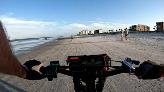 Riding on the beach on EKX X21 eBike | Natural Sound