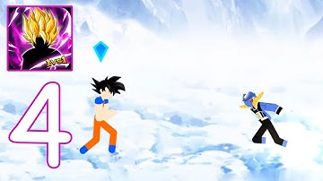 Stickman Henry Warriors - Dragon Shadow Fighter‏ Gameplay Walkthrough - Part 4 (Android,IOS)