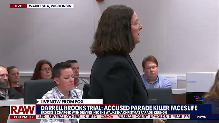 Darrell Brooks makes strange objections during sta...