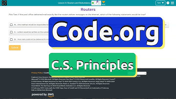 Code.org Lesson 4.2 Routers and Redundancy | Tutorial with Answers | Unit 2 C.S. Principles
