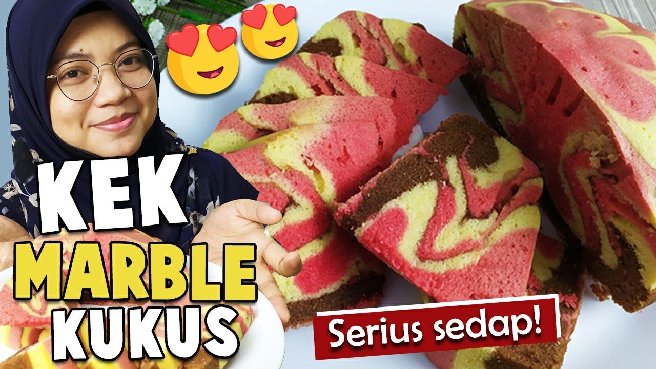 Kek marble lembut