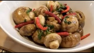 How to Cook the Best Basil Mushroom Stir Fry at Home | Plair’s Kitchen