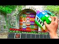 Minecraft in Real Life POV -  RAINBOW TNT WALL in Realistic Minecraft EN LA VIDA REAL 創世神第一人稱真人版