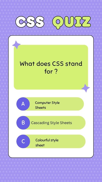 CSS Quiz #coding #quiz - YouTube