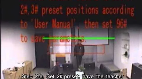 HowTo Setup Lecturer Tracking PTZ