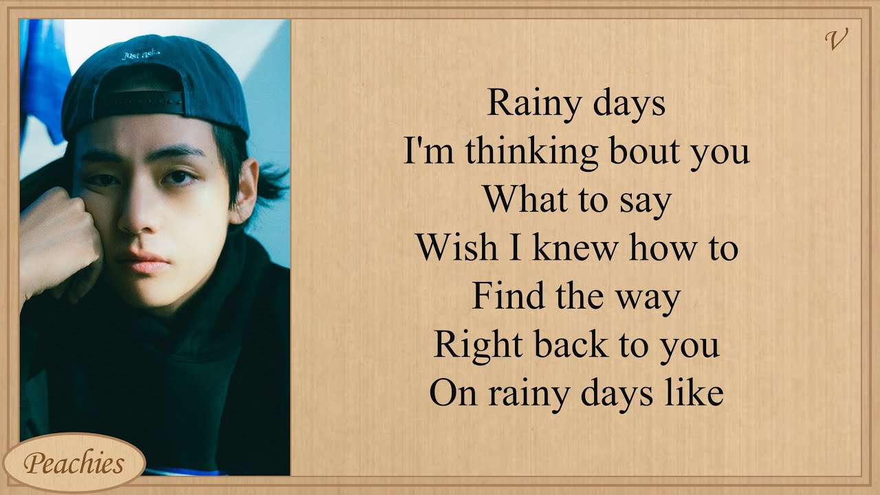 V Rainy Days Easy Lyrics