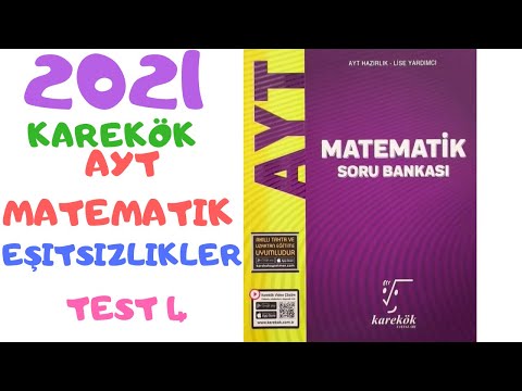 (2021) KAREKÖK AYT MATEMATİK EŞITSIZLIKLER TEST 4