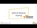 S3 Static Website Hosting #s3 #aws #websitehosting #static