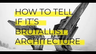 How to tell Architecture Styles #1 | Brutalism
