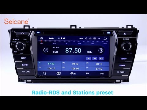 Android 7.1 2014 Toyota Corolla Radio DVD GPS Navigation Entertainment