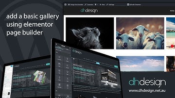 Add and edit a basic gallery in wordpress elementor
