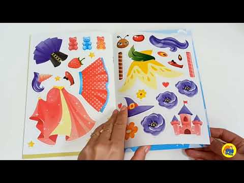 ВЕСЁЛЫЙ КОНСТРУКТОР с наклейками. ДЛЯ ДЕВОЧЕК ВЕСЁЛЫЙ КОНСТРУКТОР с наклейками. ДЛЯ ДЕВОЧЕК