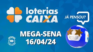 Resultado da Mega-Sena - Concurso nº 2713 - 16/04/2024