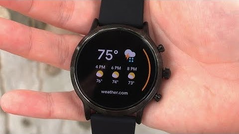 Fossil Gen 5 (46mm, black) Garrett Stainless steel Touchscreen Men