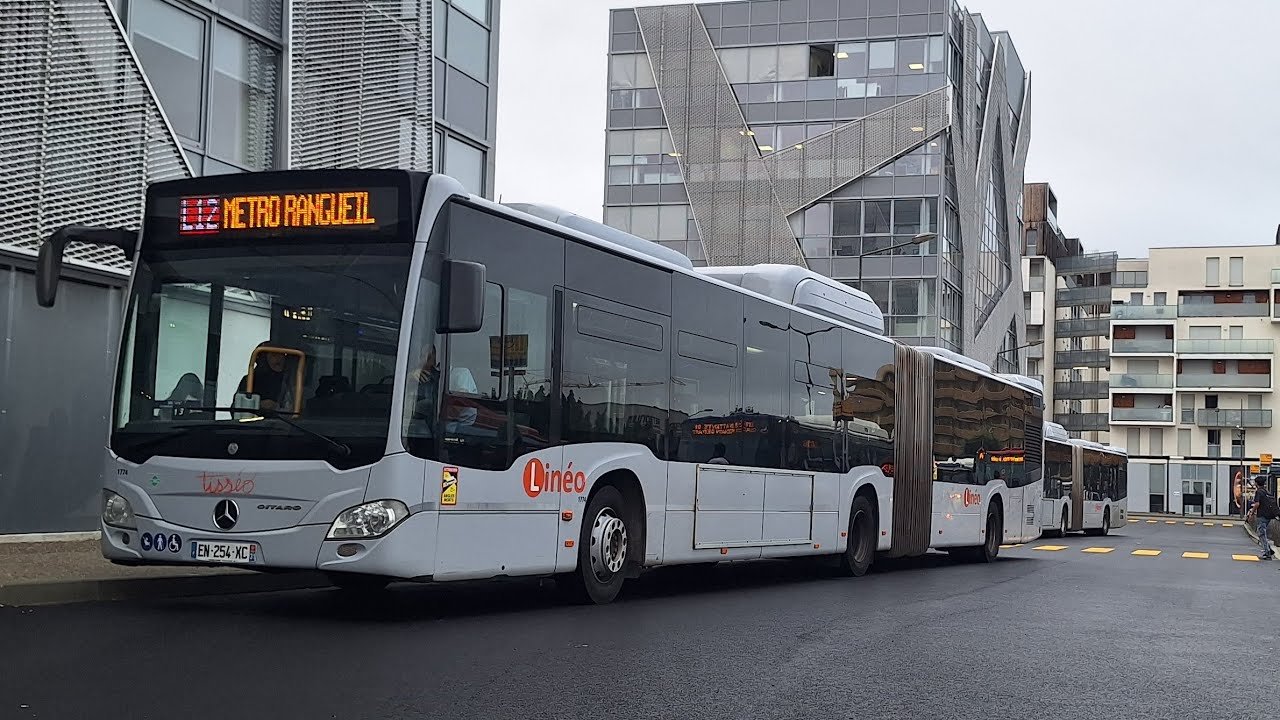 Tisséo — Ligne L12 entre Borderouge et Rangueil — Mercedes Citaro G NGT N°1774
