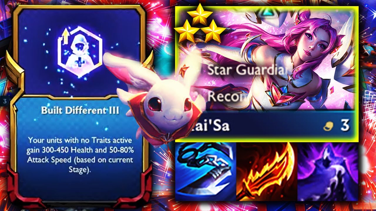 BUİLD DİFFERENT III KARTIYLA 3 LEVEL KAİSA CARRY !!! | SET 8 TFT - YouTube