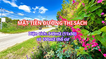 🔴(521)ĐÃ BÁN Mặt Tiền Đường Thi Sách 11x50 Có 100m2 Thổ Cư | Bất Động Sản Bảo Lộc