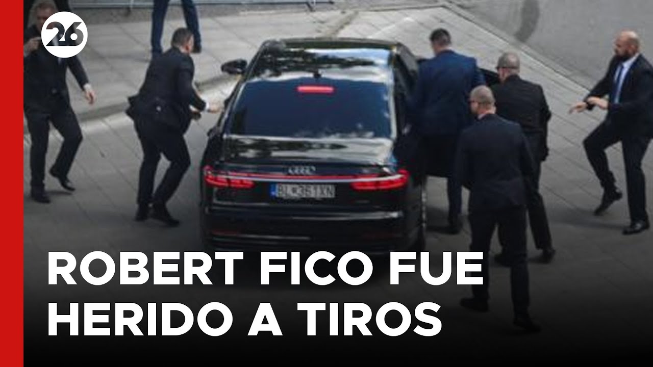 ESLOVAQUIA: El PRIMER MINISTRO, ROBERT FICO, HERIDO MUY GRAVE en un TIROTEO en BRATISLAVA | RTVE