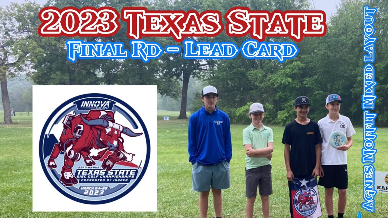 Final Rd Texas State Disc Golf Championships, Agnes Moffit, MJ15 2023