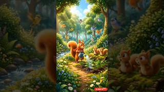 गिलहरी के लगाए पेड़ #cartoon #cartoonvideo #story #storytime #kahani #ytshorts #shortstory #foryou