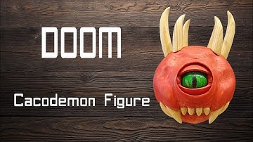 Cacodemon [DOOM] Простая фигурка своими руками в 5 этапов