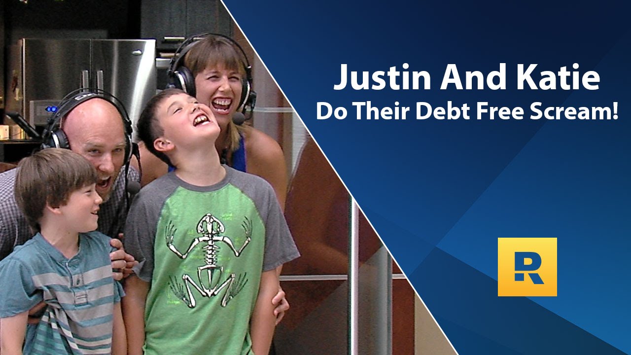 Justin And Katie’s Debt Free Scream! Paid Off k in 15 months making k.
