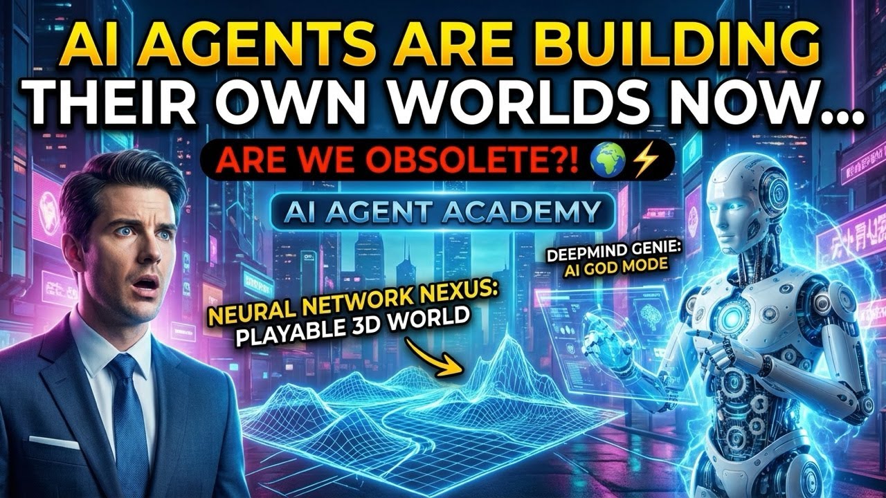 AI Agents Are Building Their Own Worlds Now... Are We Obsolete?! 🌍⚡ 📱