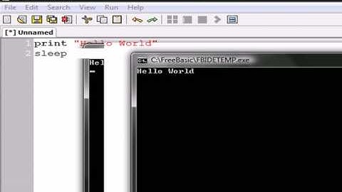 FreeBASIC Programming Tutorial One