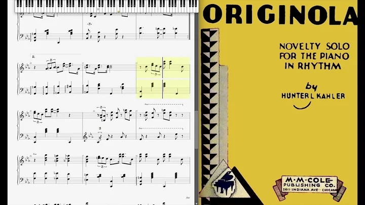 Originola by Hunter Kahler (1934, Novelty piano)