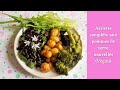 Assiette complète aux pommes de terre nouvelles Vegan