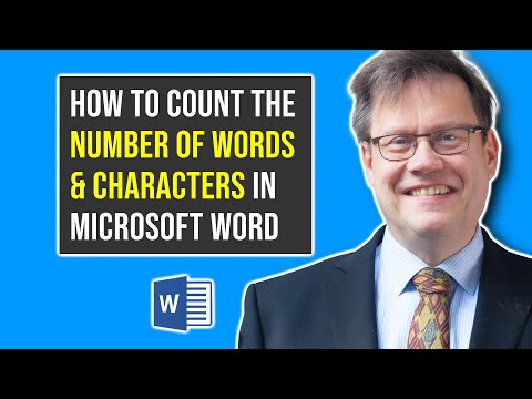 Video: How To Determine The Number Of Characters In The Text