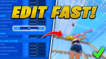 How to EDIT FASTER on Controller + Remove Input Delay (Fortnite Tutorial)
